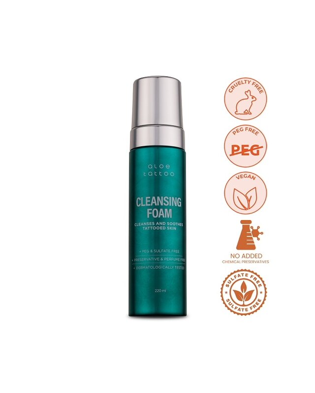 Aloe Aloe Tattoo Cleansing Foam | 220ml