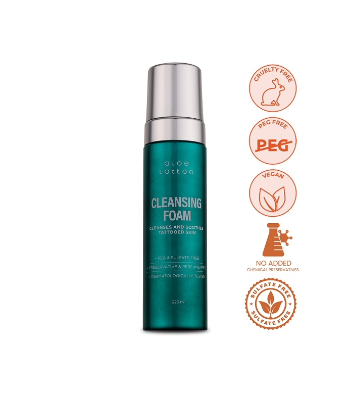 Aloe Aloe Tattoo Cleansing Foam | 220ml