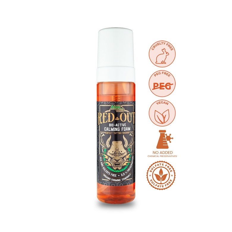 Aloe Aloe Tattoo - The Red Out Bioactive Calming Foam | 220ml