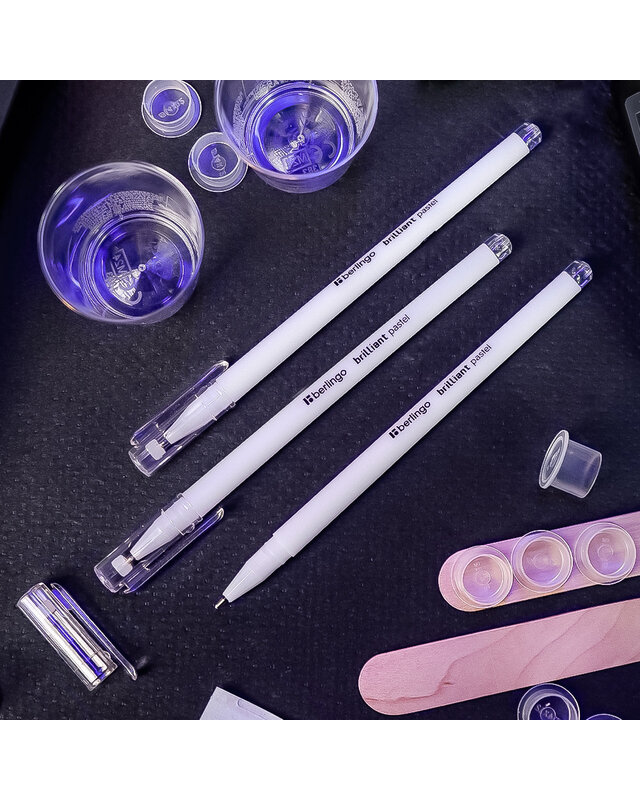 Gel Pen Berlingo Brilliant - White
