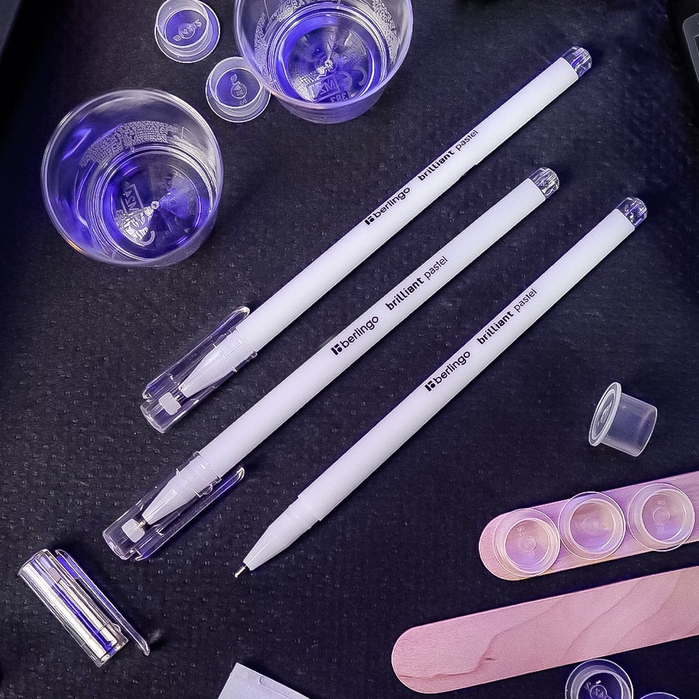 Gel Pen Berlingo Brilliant - White