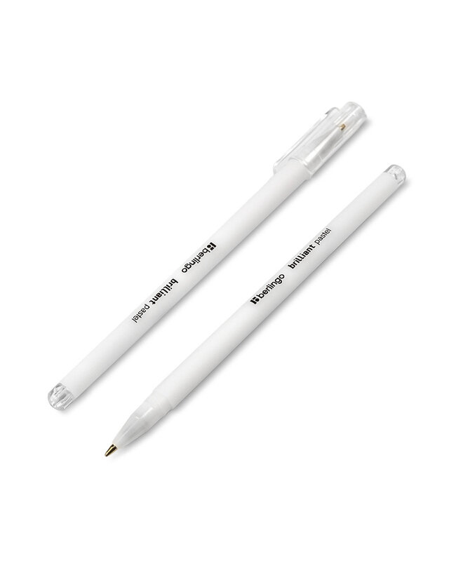 Gel Pen Berlingo Brilliant - White