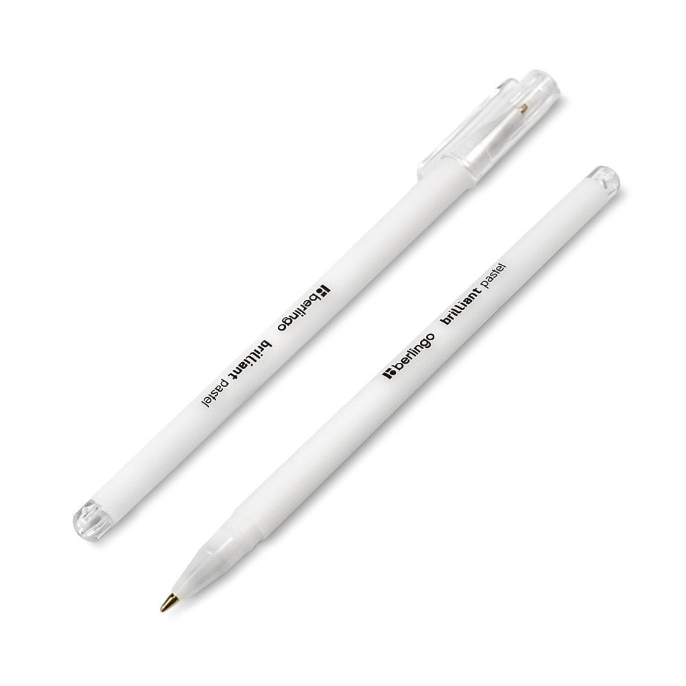 Gel Pen Berlingo Brilliant - White