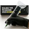 Sealable Pen Type Machine Cover - 65x200mm BLACK - 200pcs