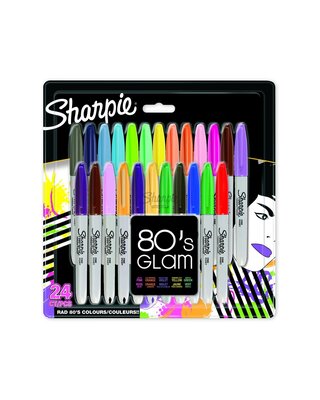 Sharpie 80' Glam Set - 24pcs