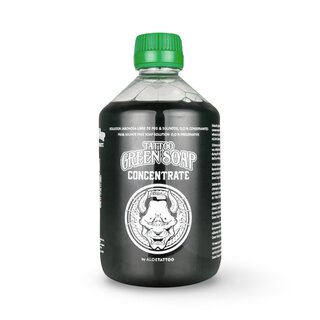 Aloe Tattoo Aloe Green Soap Concentrate - 500ml