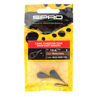 Spro Tungsten Camo Tear Drop Weights