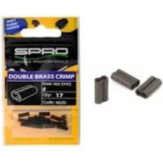 Spro Matte Black Double Brass Crimp