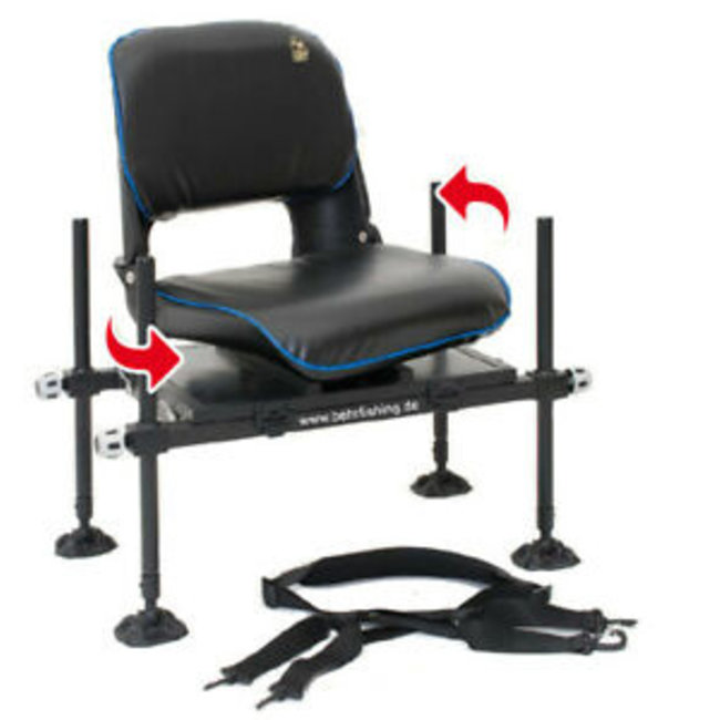 Behr Draaibare feederstoel voor comfortabel statisch vissen