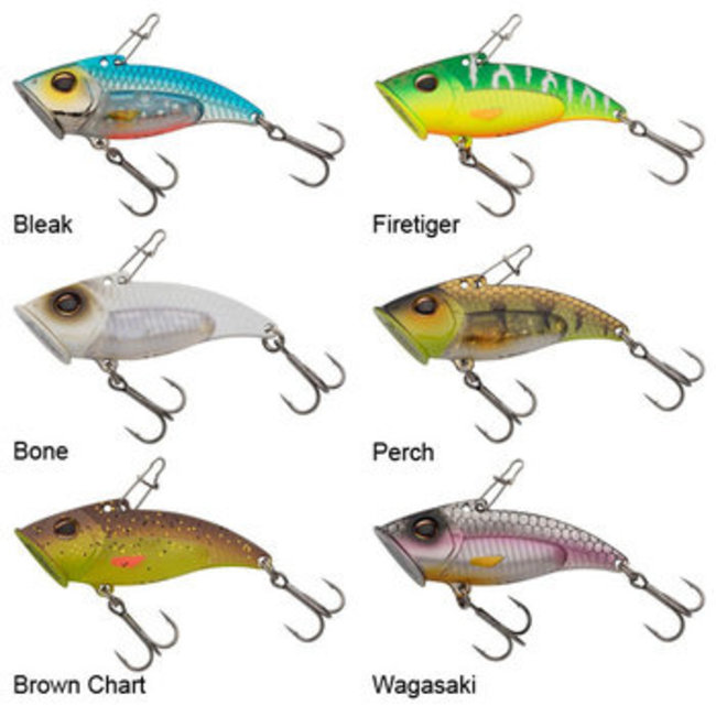 Berkley Rattle Powerblade – 5.5cm – brown chartreuse