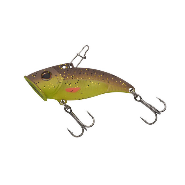 Berkley Rattle Powerblade – 5.5cm – brown chartreuse