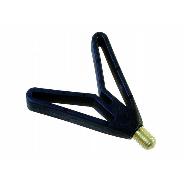 Albatros Hengelsteun kop met V-vorm en koperkleurige gleuf