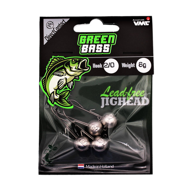 Green Bass Green Bass Lead-Free Jighead
