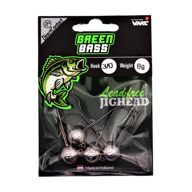 Green Bass Green Bass Lead-Free Jighead