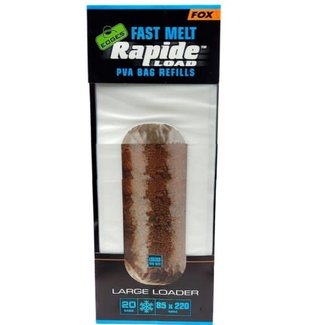 Fox Edges Rapide Refills Fast Melt 85mmx220mm x 20 bags Fox Edges Rapide Refills Fast Melt 85mmx220mm x 20 bags