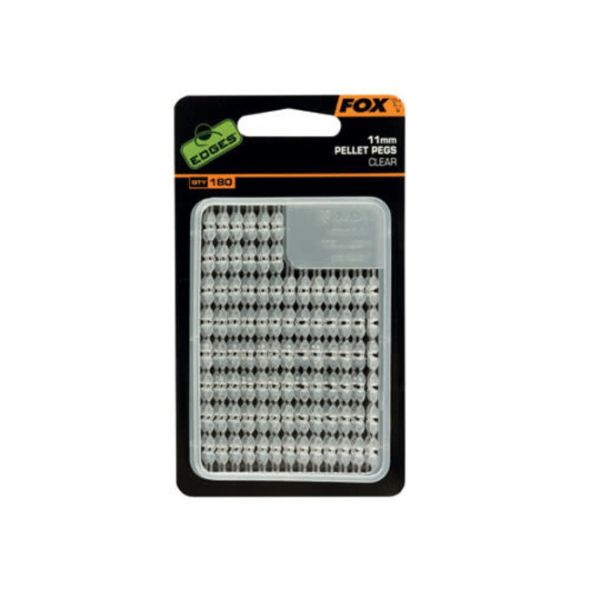 Fox Edges Pellet Pegs 11 mm x 2 Clear