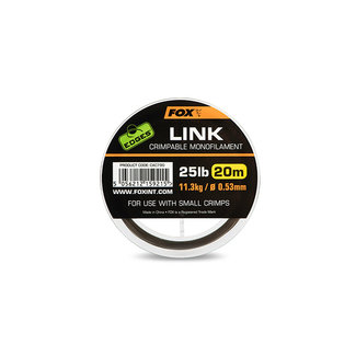 Fox Edges Link Trans Khaki Mono 0,64mm/35lb  (20m)