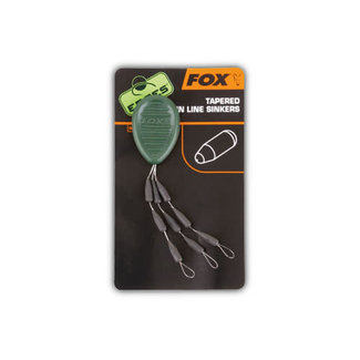 Fox Edges Tapered mainline sinkers x 9