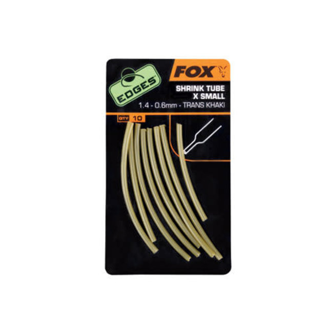 Fox Edges Shrink Tube XS 1,4 - 0,6 mm trans khaki