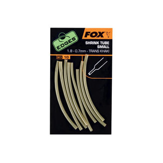 Fox Edges Shrink tube S 1,8 - 0,7mm trans khaki