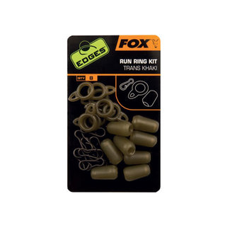 Fox Edges Standard Run ring kit trans khaki  x 8