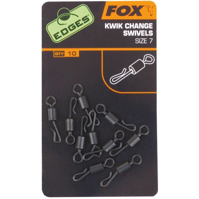 Fox Edges Kwik Change Swivels Maat 7 x 10