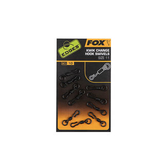 Fox Edges Kwik change hook swivels size 11 x 10 Fox Edges Kwik change hook swivels size 11 x 10