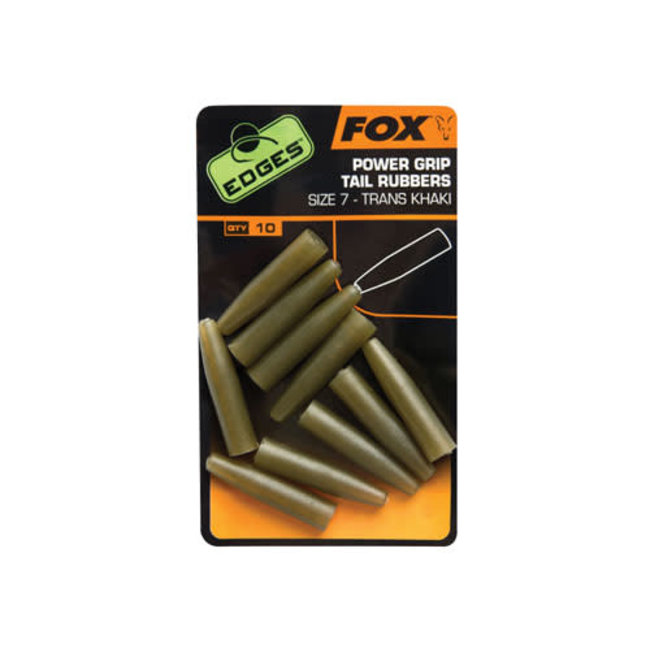 Fox Edges Surefit Tail Rubbers Maat 7x 10pcs