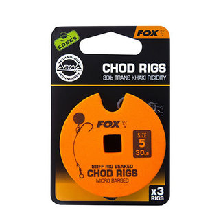 Fox Edges  Chod Rigs - Standard Maat 5 30 LB