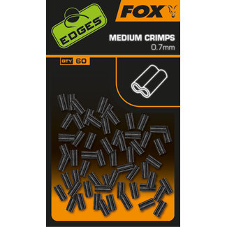 Fox Edges Medium Crimps (0,7mm) x 60 Fox Edges Medium Crimps (0,7mm) x 60