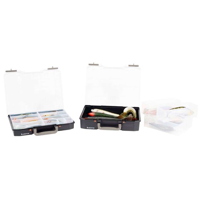 Westin W6 Tackle Box 79 x 337 x 278 incl 4 inzet stukken