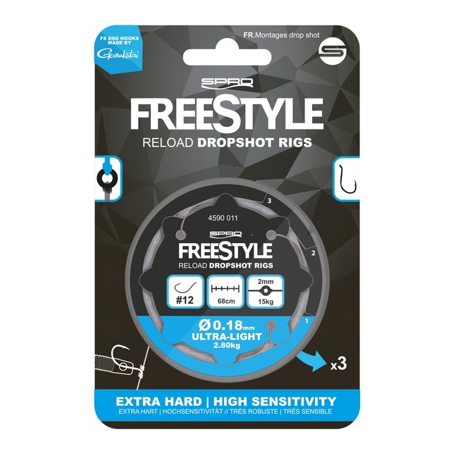 SPRO FreeStyle Reload Dropshot Rig 0,26mm #6