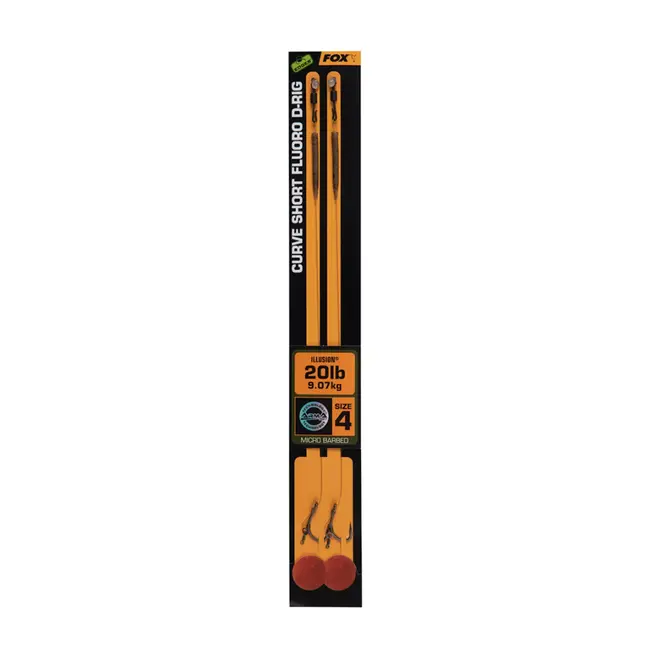 Fox Edges Curve Short Fluoro D-Rig 2 - 30 lb Illusion x 2