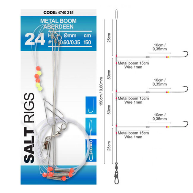 Spro 24 Salt Rig Metal Boom