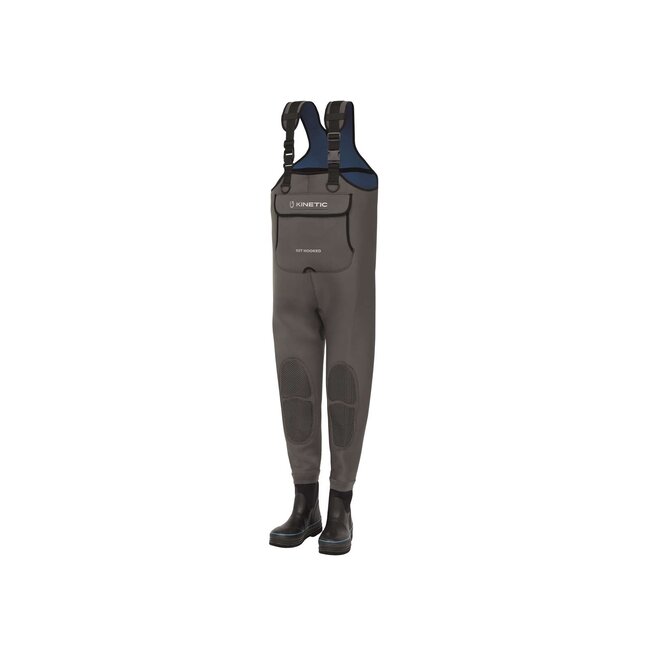 Kinetic Neopreen waadpak met vaste laars maat 40-41 charcoal