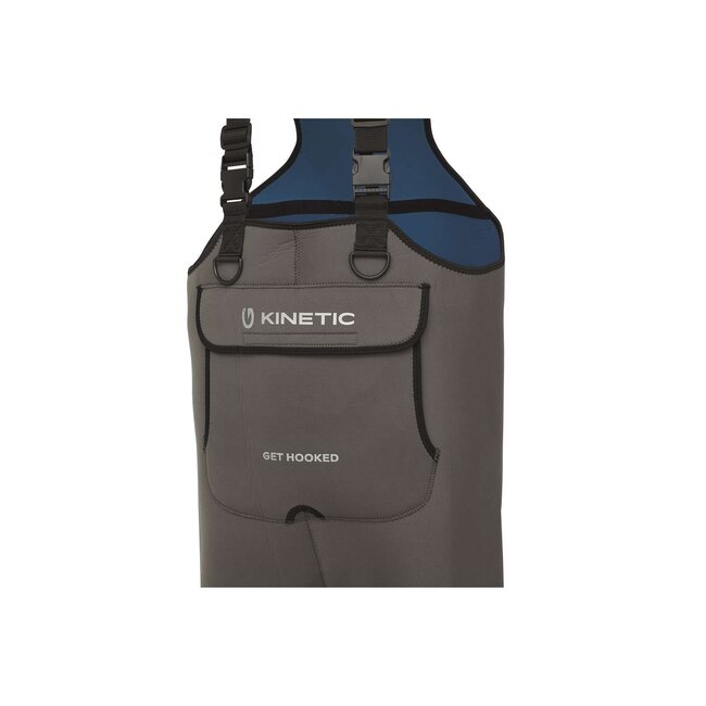 Kinetic Neopreen waadpak met vaste laars maat 40-41 charcoal