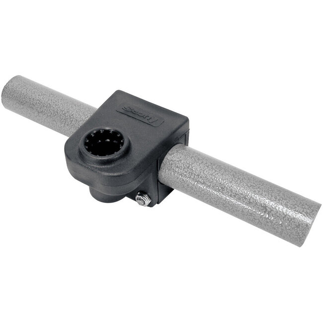 Scotty Rail Mounting Adapter, Black, 1-1/4" Square or Round Rail