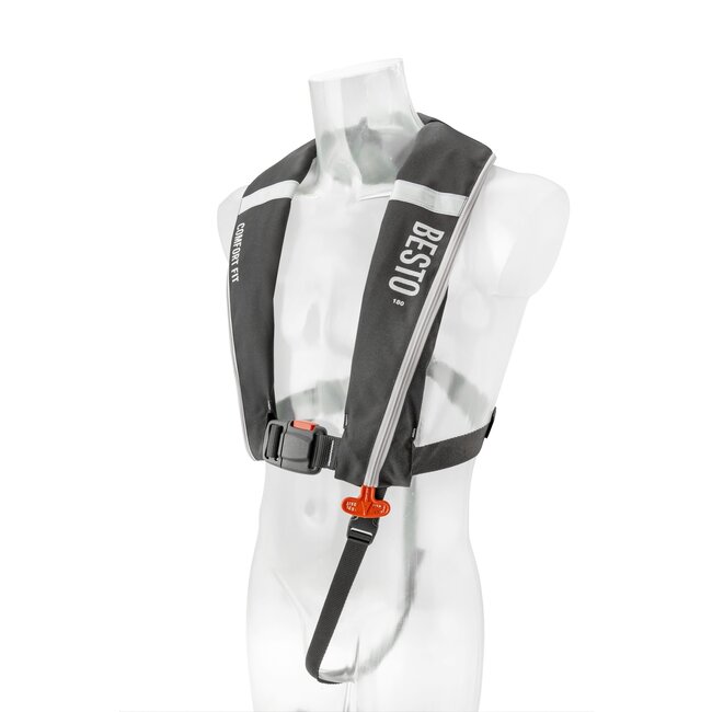 Besto Automatisch reddingsvest zwart 180N