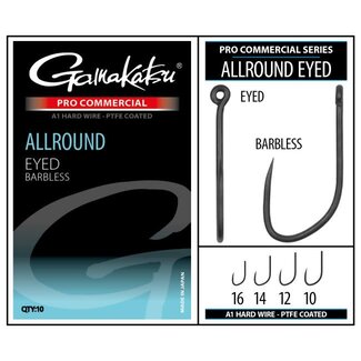 Gamakatsu Allround Eyed Haakmaat 16