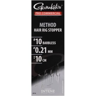 Gamakatsu Method Hair Rig Stopper haak 14 lengte 10 cm lijndikte 0.21 mm