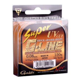 Gamakatsu Gamakatsu Super G-Line Neo UV Cut 150 m – Gevoelige Lijn met Shock-absorptie