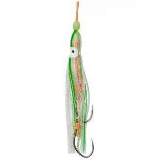 Kinetic Octopus-Makk 120mm  Haakmaat 2/0  2pc Green Uv