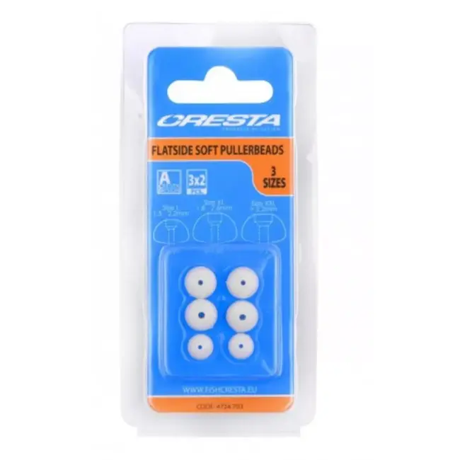Cresta Flatside Soft Pullerbeads 3 sizes