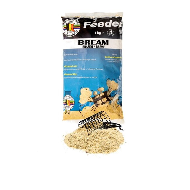 Marcel Van Den Eynde Feeder Brasem 1 kg voer voor feedervissen op brasem