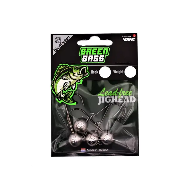Green Bass Green Bass Lead-Free Jighead