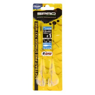 Spro Softbait Pike Stinger 12 cm #1/0