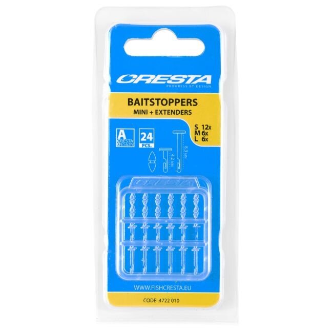Cresta Baitstoppers voor het fixeren van aas op de hair