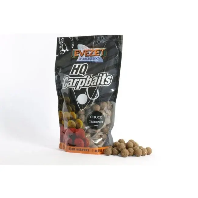 Evezet Boilies Choco Tigernut 20 mm voor karper