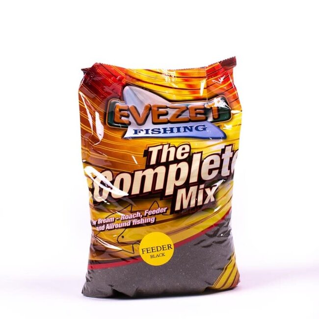 Evezet Feeder black mix grondvoer 2 kg voor open water