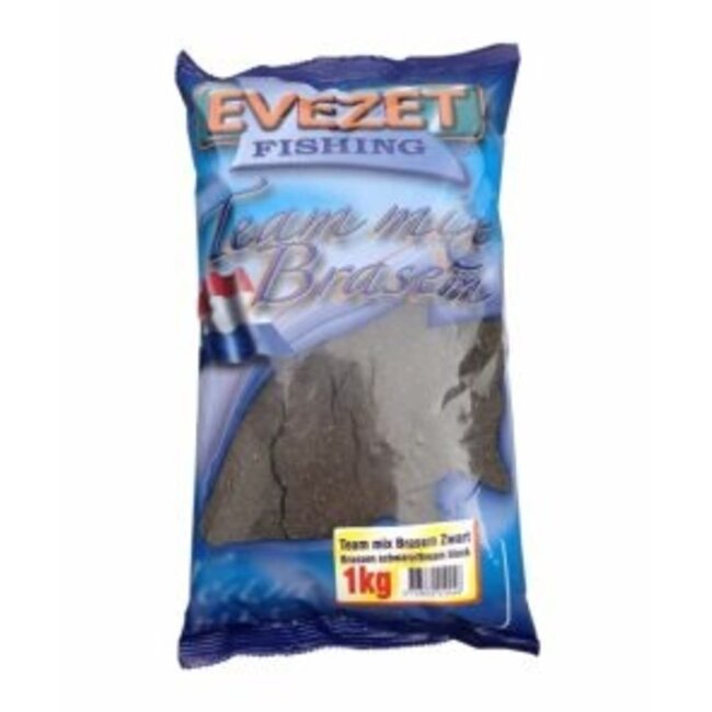 Evezet Teammix Brasem Zwart 1 kg voor helder water
